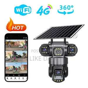 Solar 4g 4 Lens CCTV Cameras for Homes, Offices, Shops, Project Site