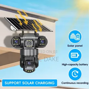 Solar 4g 4 Lens CCTV Cameras for Homes, Offices, Shops, Project Site
