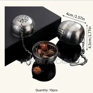 10pcs Set, Tea Strainer, Spice Infuser, Flavor Ball Filter