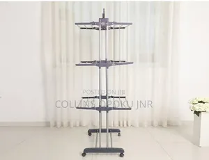 Multi-Functional 3-Tier Foldable Drying Rack - Black