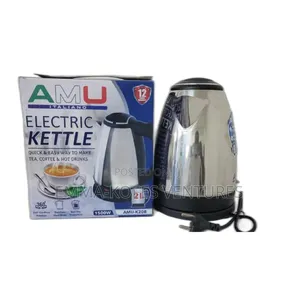 2l Automatic Stainless Steel Electric Kettle -1500w- (2 Pins)
