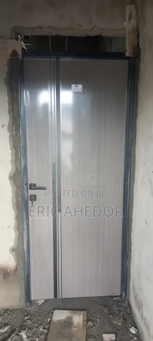 Steel Wooden Door and Accessories for Bedroom