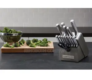 Calphalon Classic 15-Piece Stainless Steel Self Sharpening Knife Block