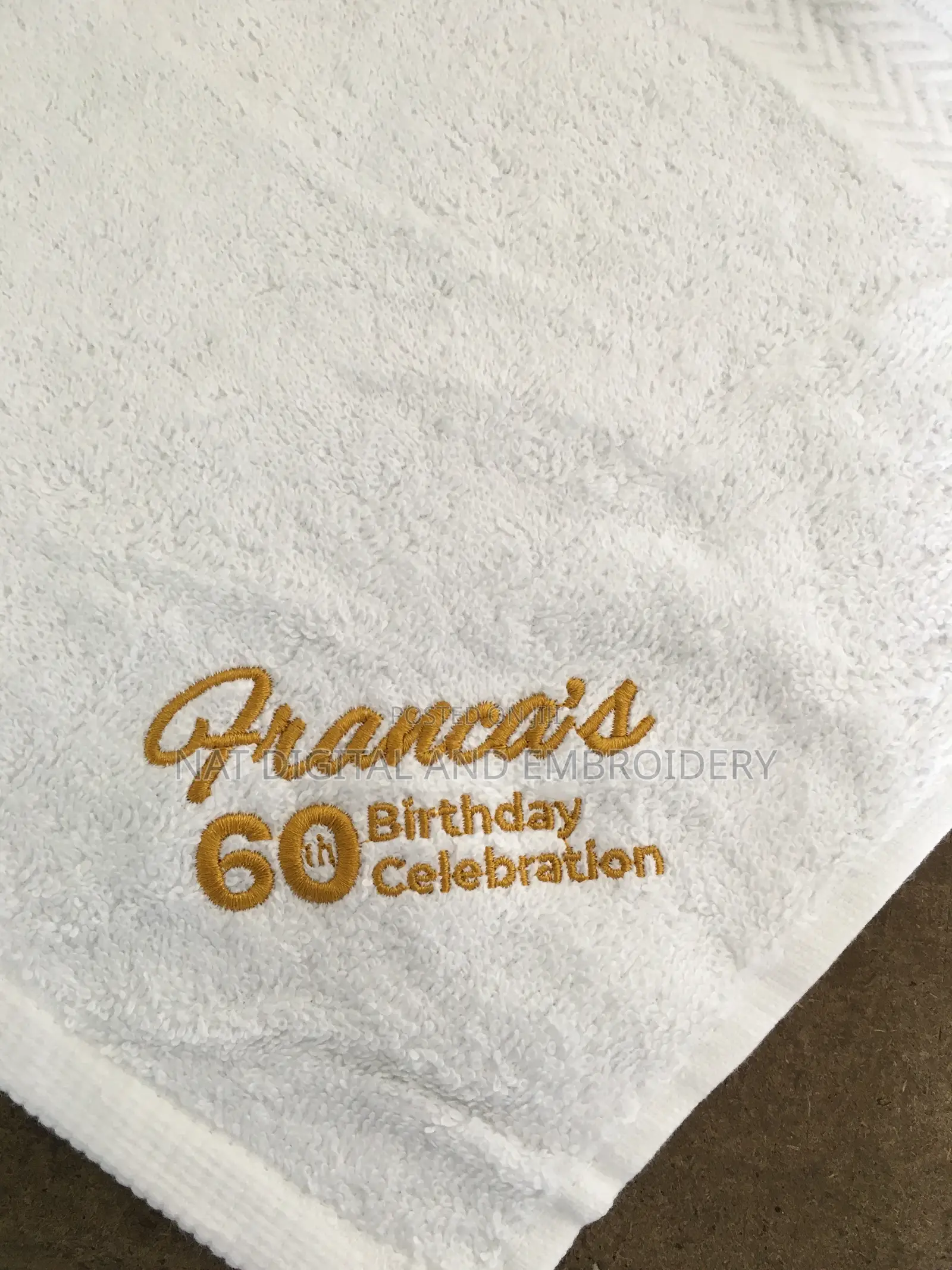 Embroidery Face Towel