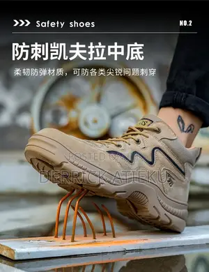 Safety Footwear. 45”
