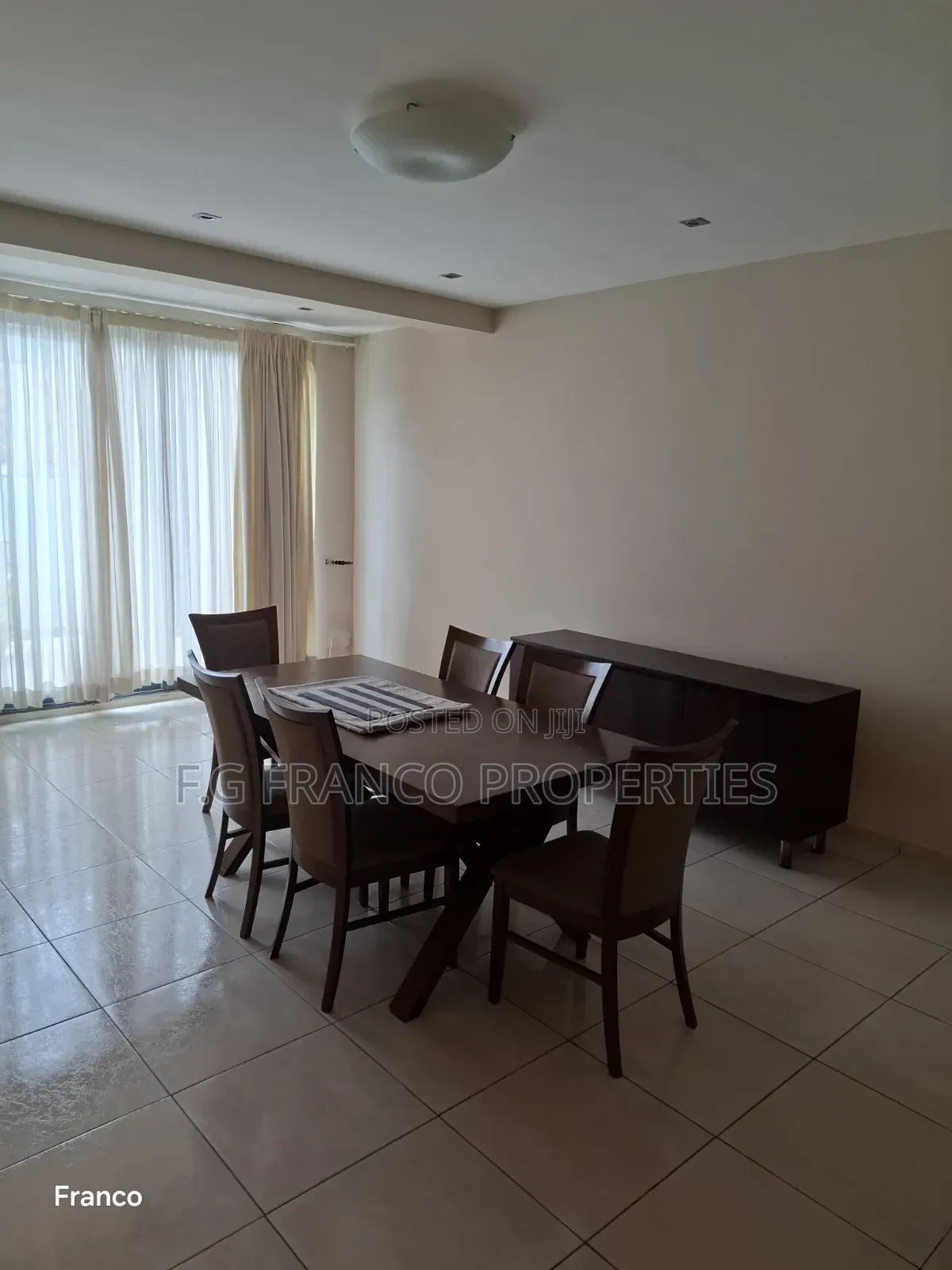 Furnished 3bdrm Apartment in Kg Franco Properties, Papaye for rent
