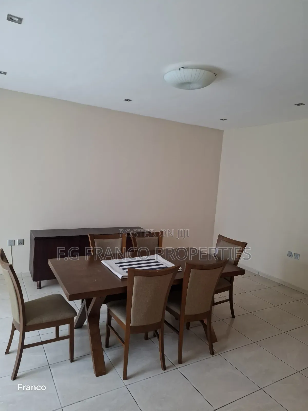 Furnished 3bdrm Apartment in Kg Franco Properties, Papaye for rent