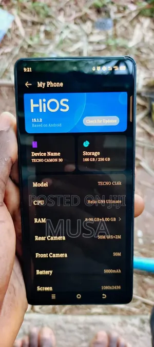 Tecno Camon 30 256 GB Black