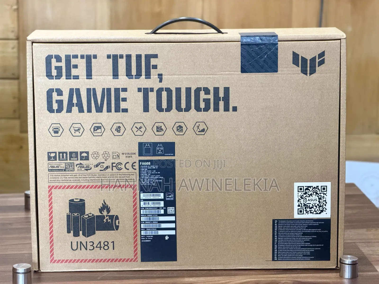 New Laptop Asus TUF Gaming A16 16GB AMD Ryzen 7 SSD 512GB