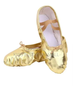 Gold Balllet Shoes Kids