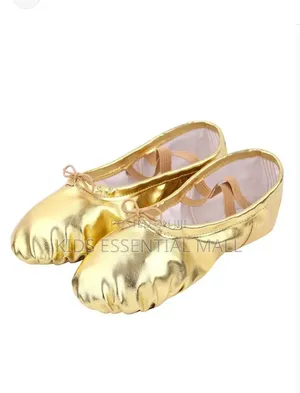 Gold Balllet Shoes Kids