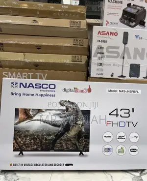 Super Classic Nasco 43” Digital Satellite Television(Black)