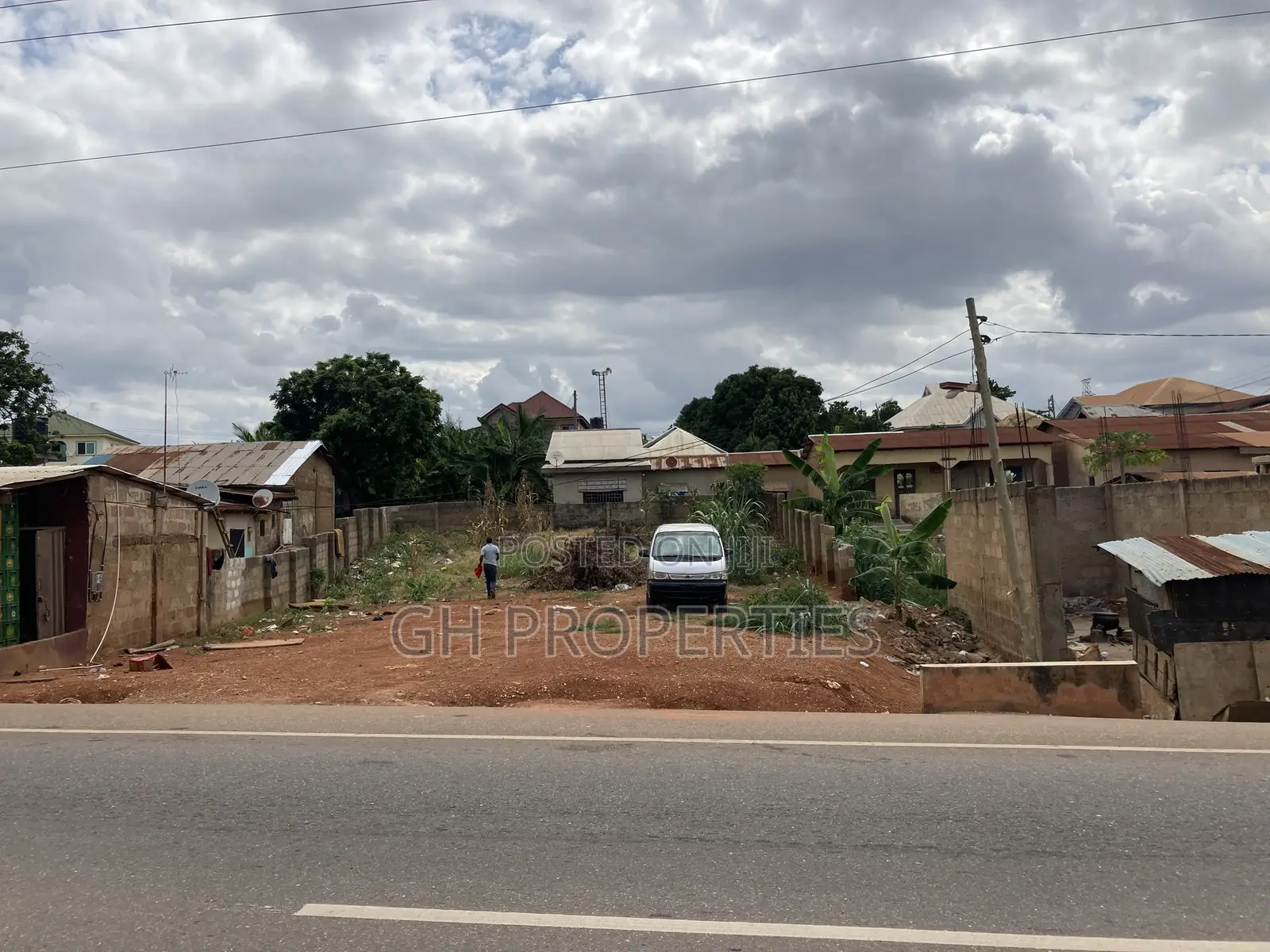 Half Plot for Sale at Sokoban,Abuabo Main Road.