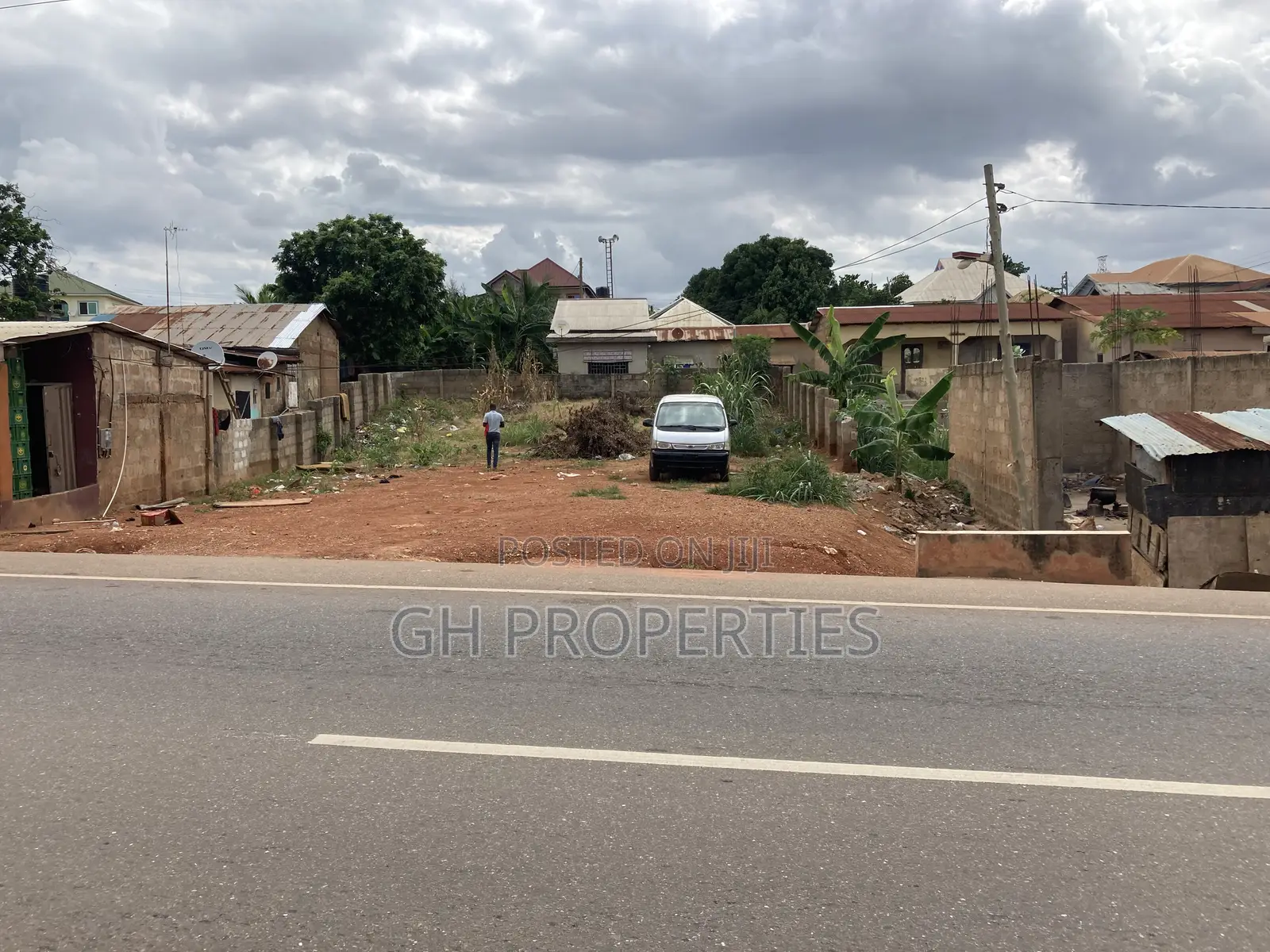 Half Plot for Sale at Sokoban,Abuabo Main Road.