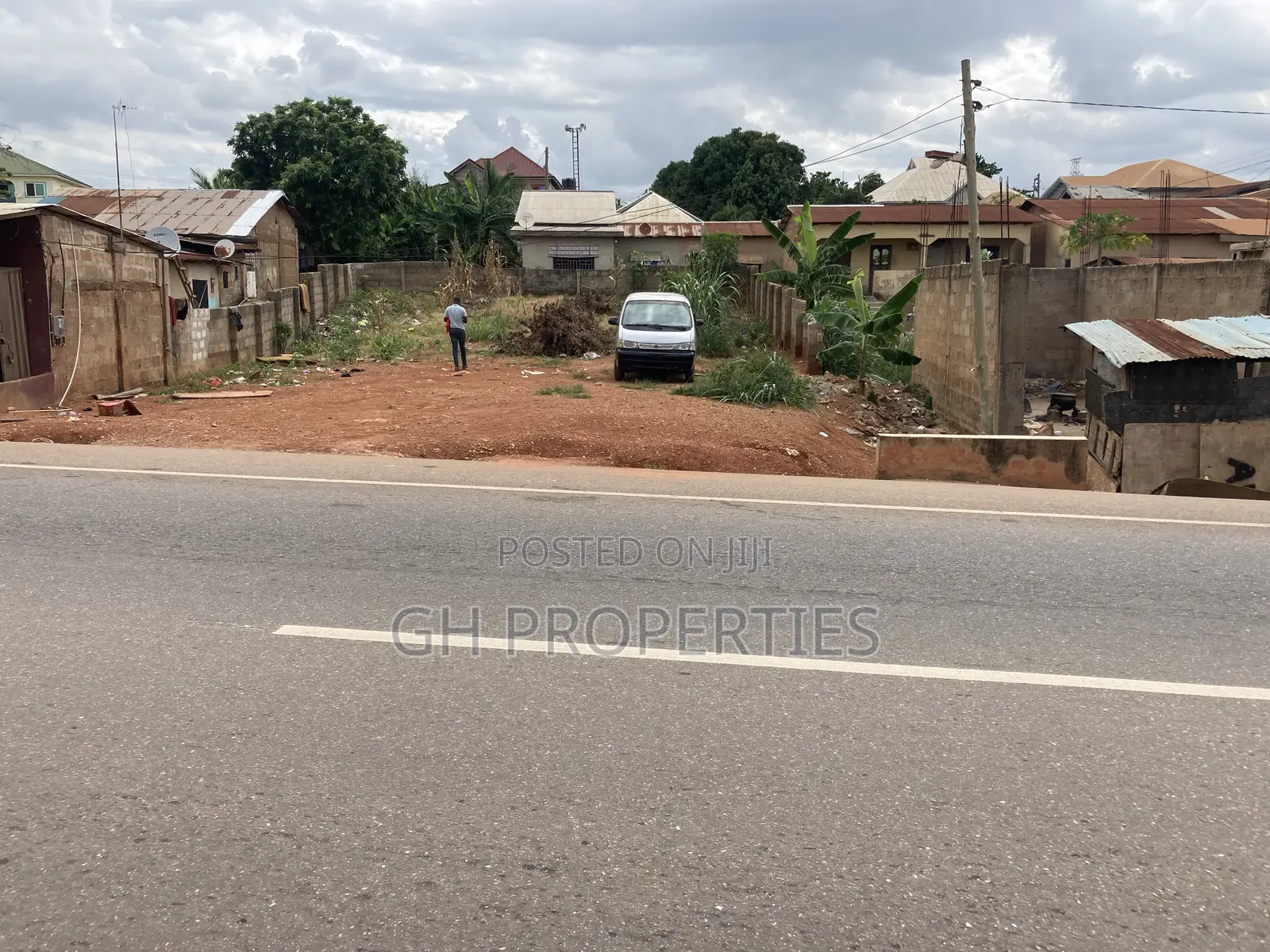 Half Plot for Sale at Sokoban,Abuabo Main Road.