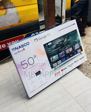 Order Authentic Nasco 50 Inch Digital Satellite Smart Tv(2025 Model).