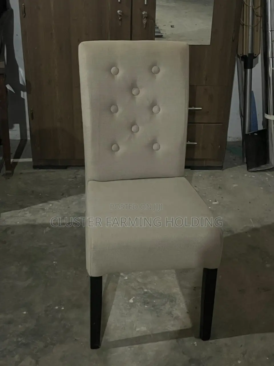 Premium Beige Dining Chair Set – Foreign Used From Netherlands