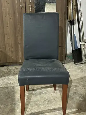 Premium Blue Faux Leather Dining Chairs – Foreign Used