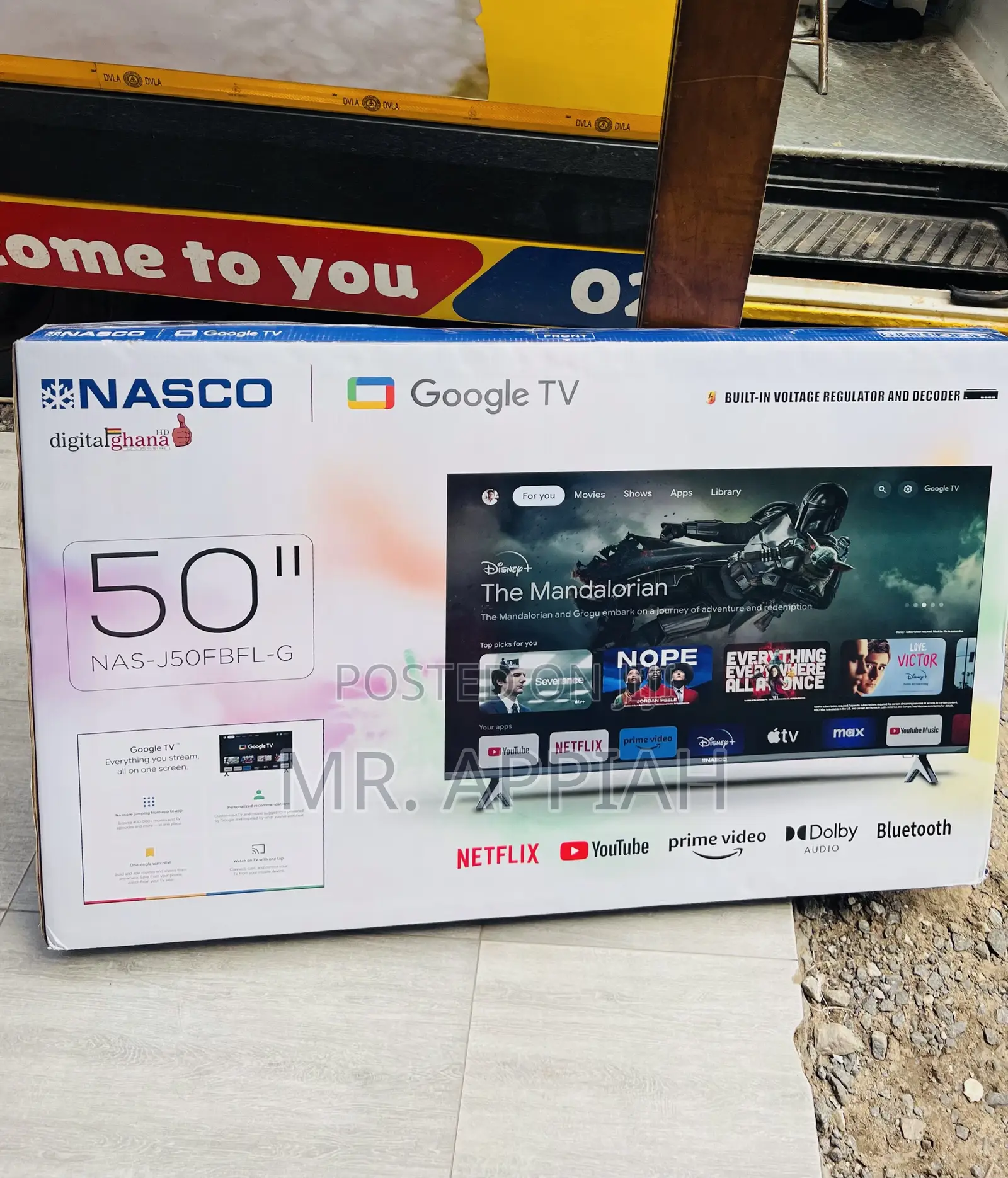 Order Affordable Nasco 50 Inch Uhd Smart Tv(Black) 