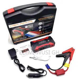 2-in-1 Portable High-Capacity Jump Starter Air Pump!