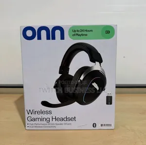 Onn Wireless Gaming Headset Boom+Rgb