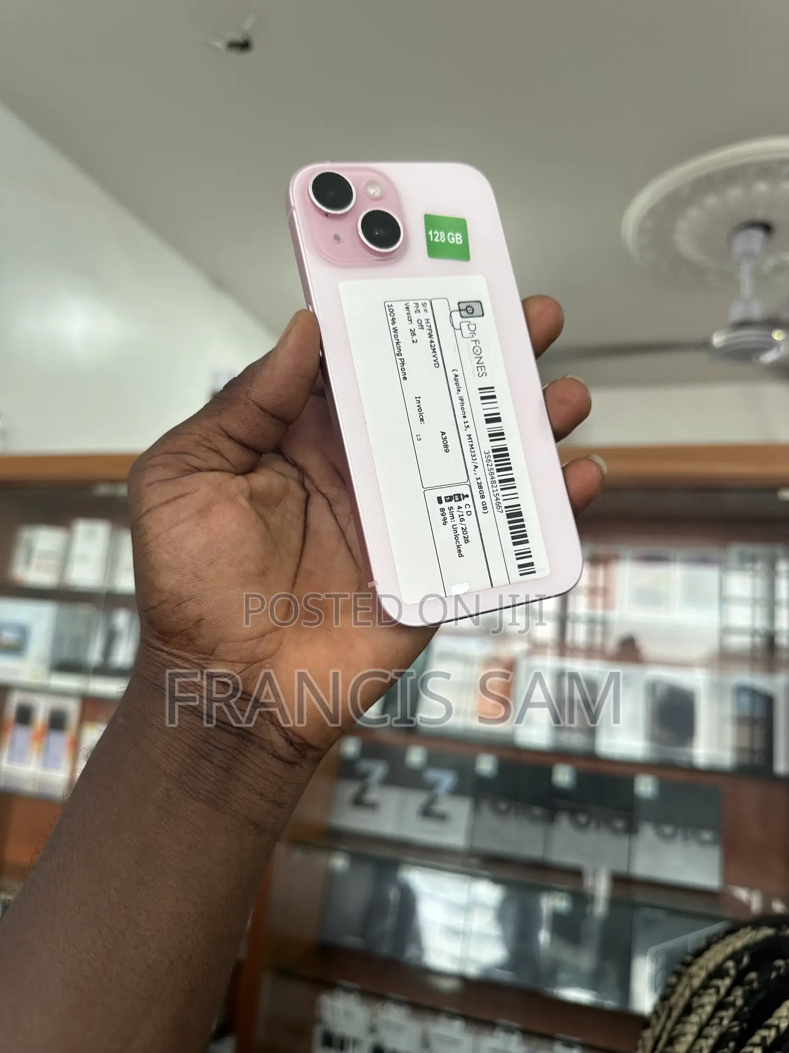Apple iPhone 15 128 GB Pink