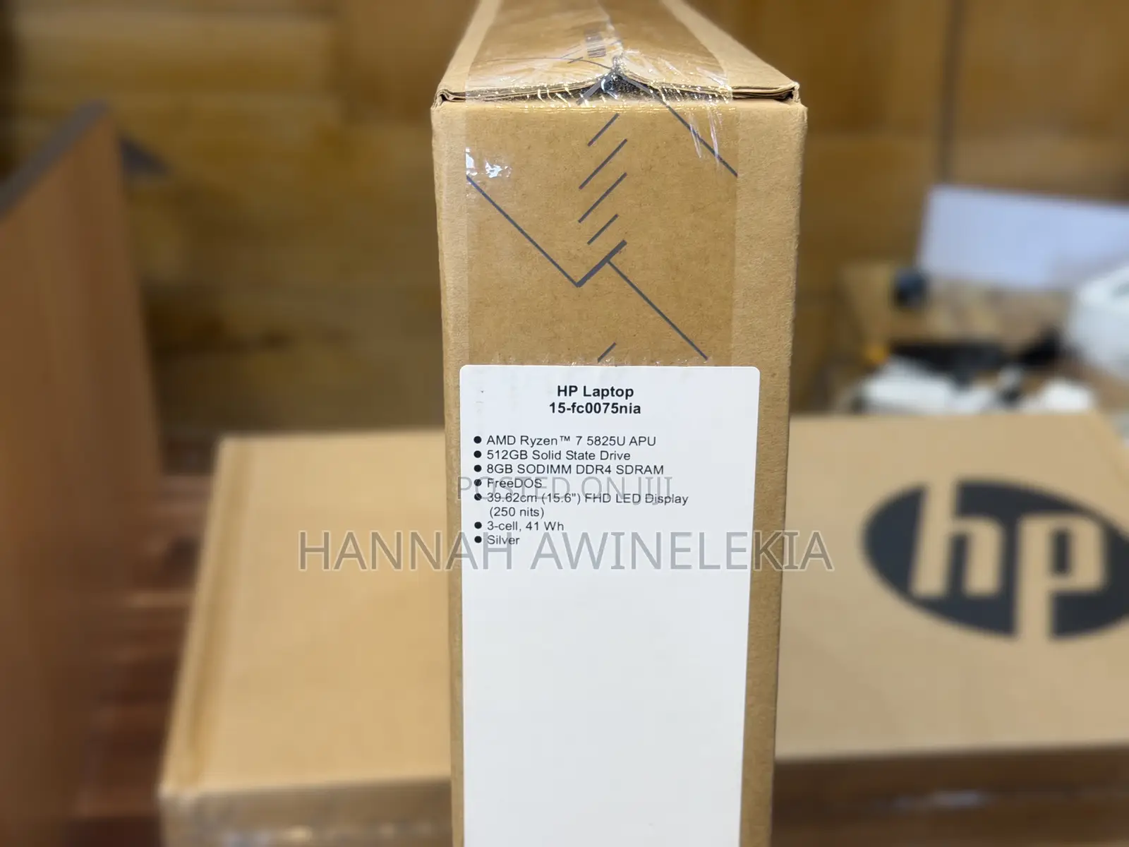 New Laptop HP 15 8GB AMD Ryzen 5 SSD 512GB