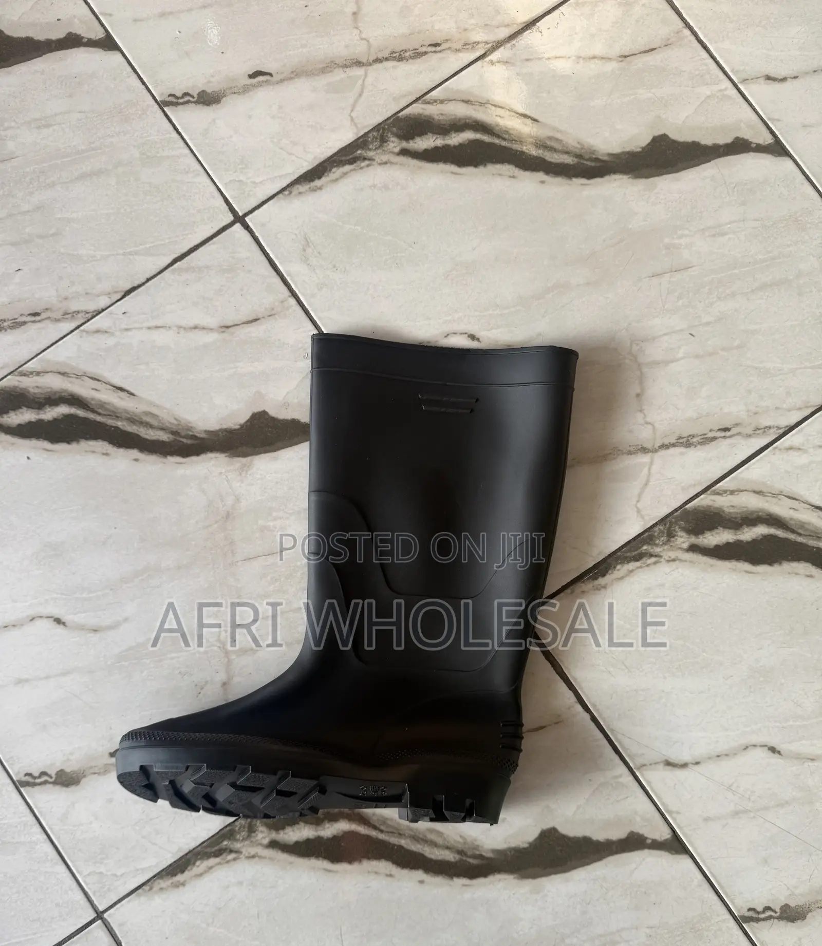 Black Pvc Gumboot Wellington Boot Rain Boot Shoe Rainboot