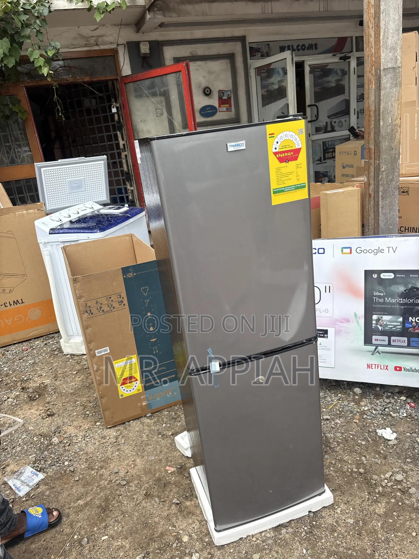 Super Chilling Nasco Nasd2-20fl 2 Door Electric Refrigerator 