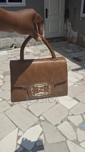 Chic Brown Mini Top-Handle Handbag