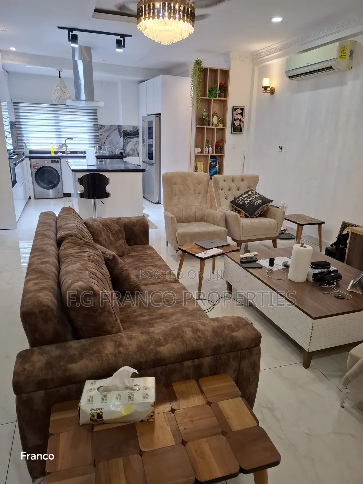 Furnished 3bdrm Apartment in Kg.Franco Properties, Addogonno for sale