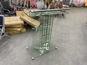 Transparent Tempered Glass Pulpit