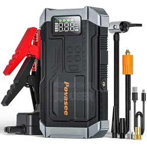 Povasee Jump Starter With Air Compressor