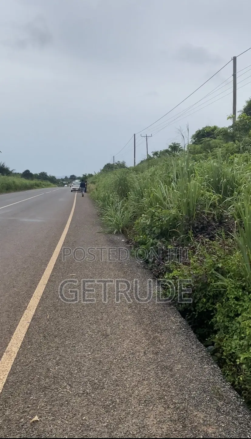 Registered 3 Acres Commercial Land Asenema Road