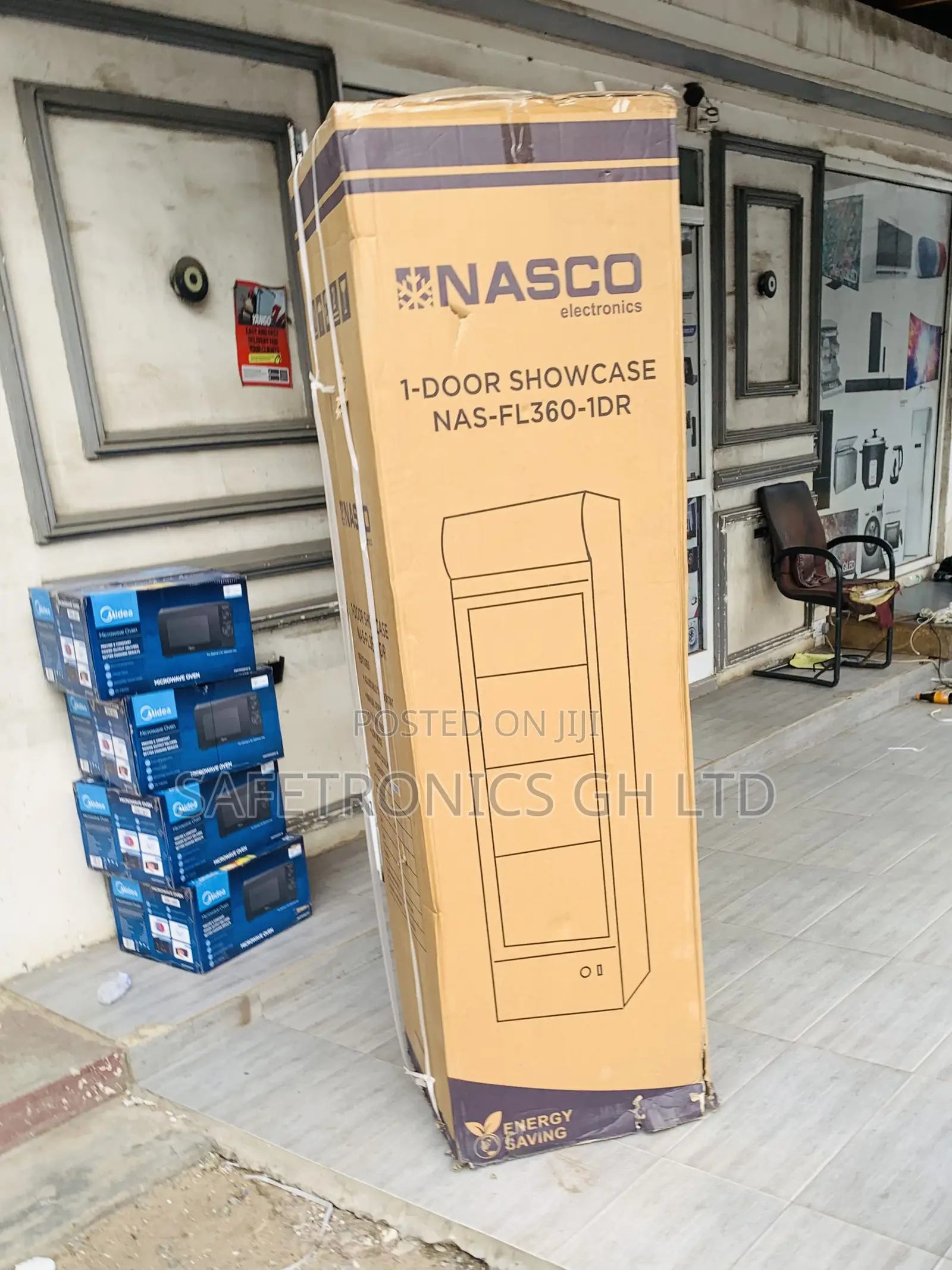 Kindly Check Nasco Nas360fl 1-Door Glass Display Fridge (288l)