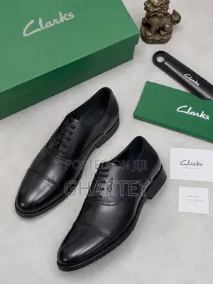 Clarks Lace Up Formal Mens Shoes - Black Coffee