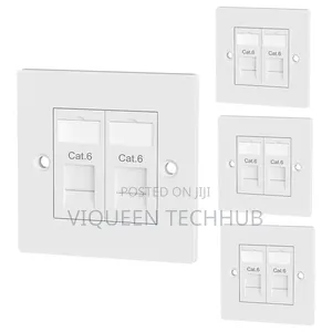 Cat6 Faceplate Single