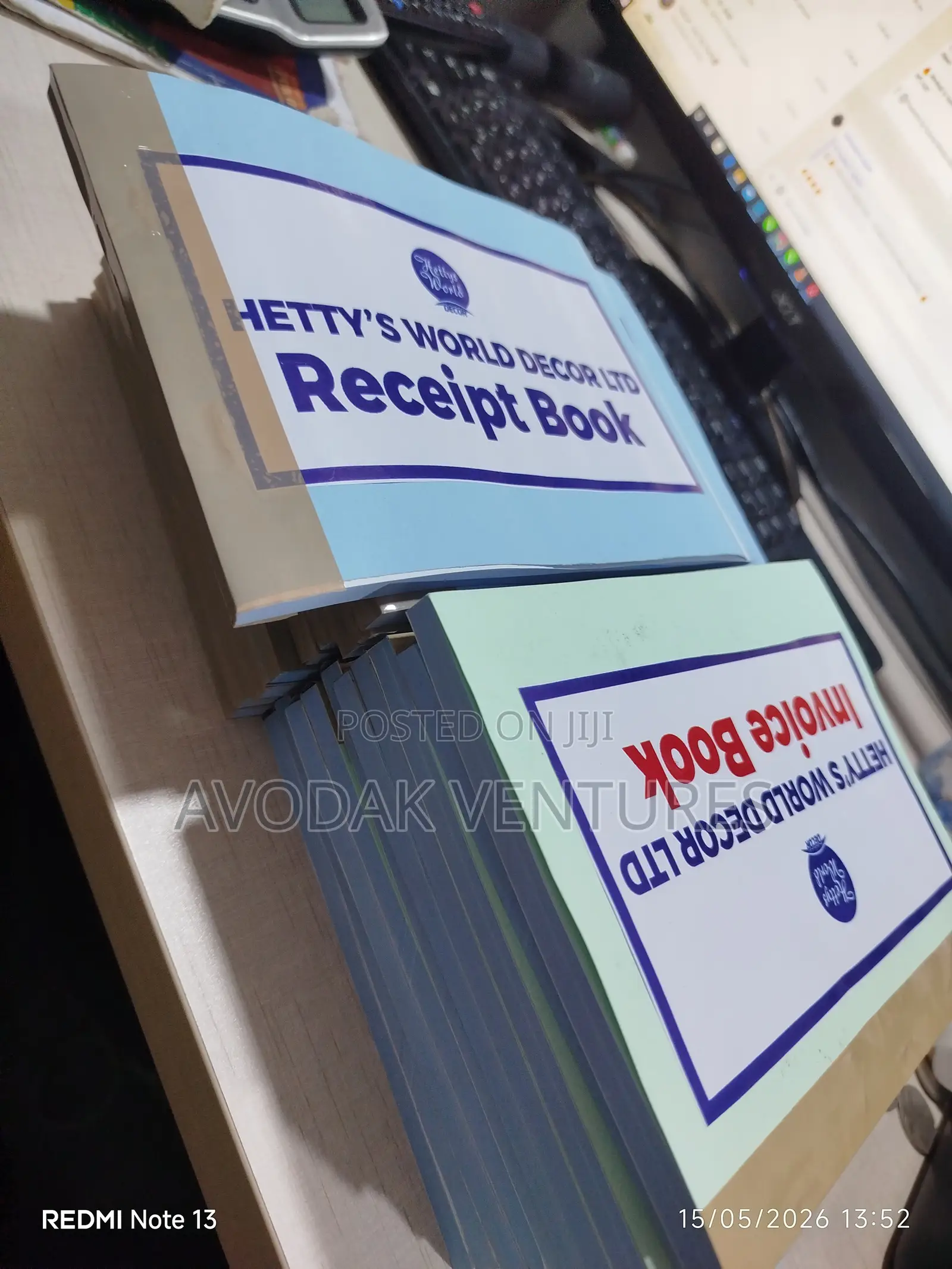 Reciept and Invoice Book