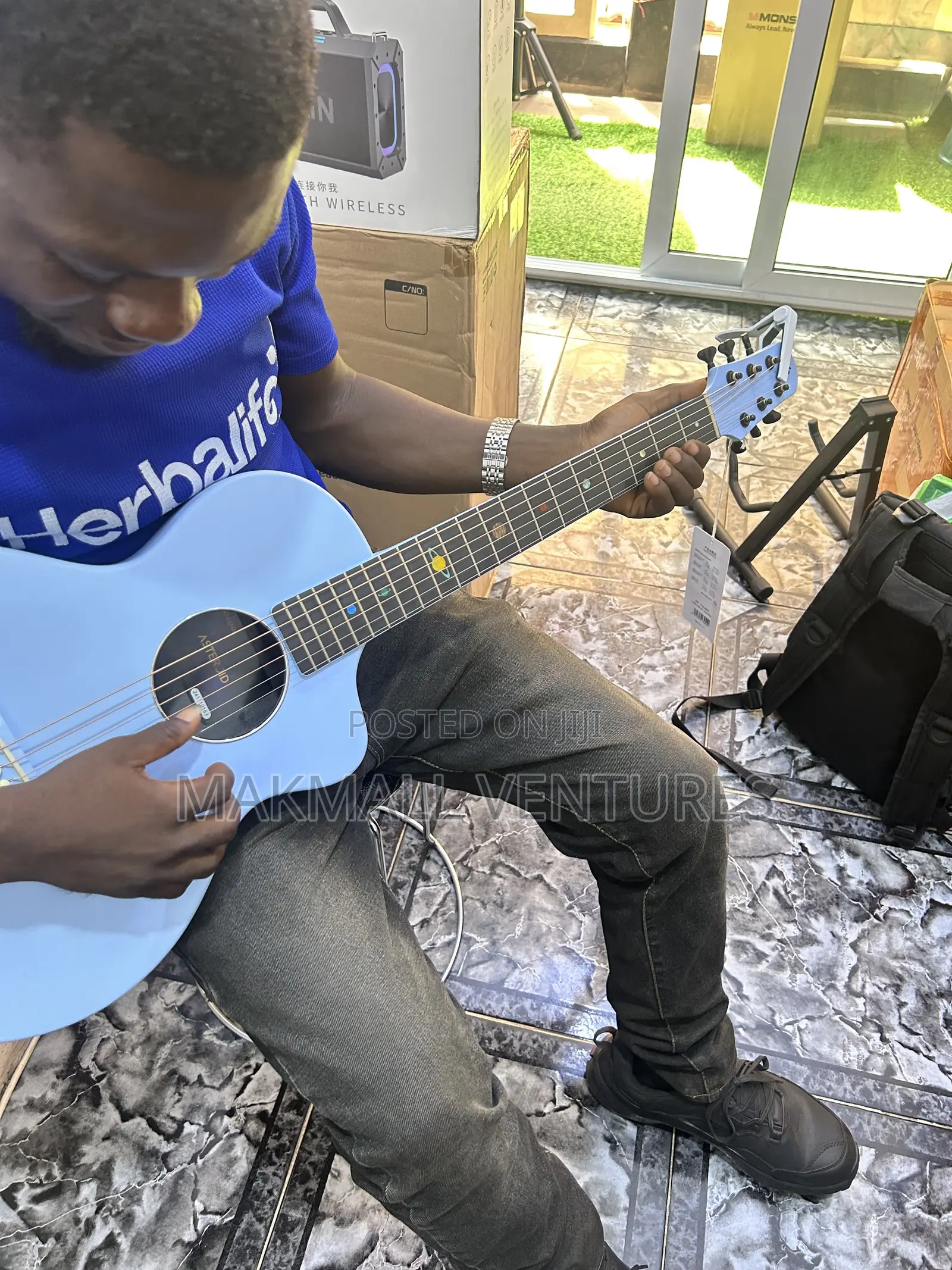 Natasha Carbon Fiber Acoustic Guitar, 38 Inch