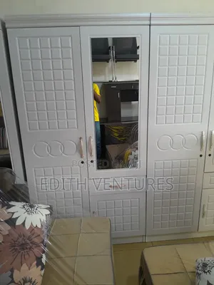2 Doors White Wardrobe