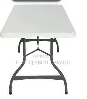 Big Folding Table With Metal Legs