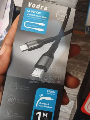 Type -C and iPhone Vodra Fast Charging Cables
