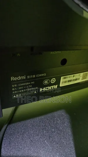 Redmi G34wq 34 Inch Curved Monitor