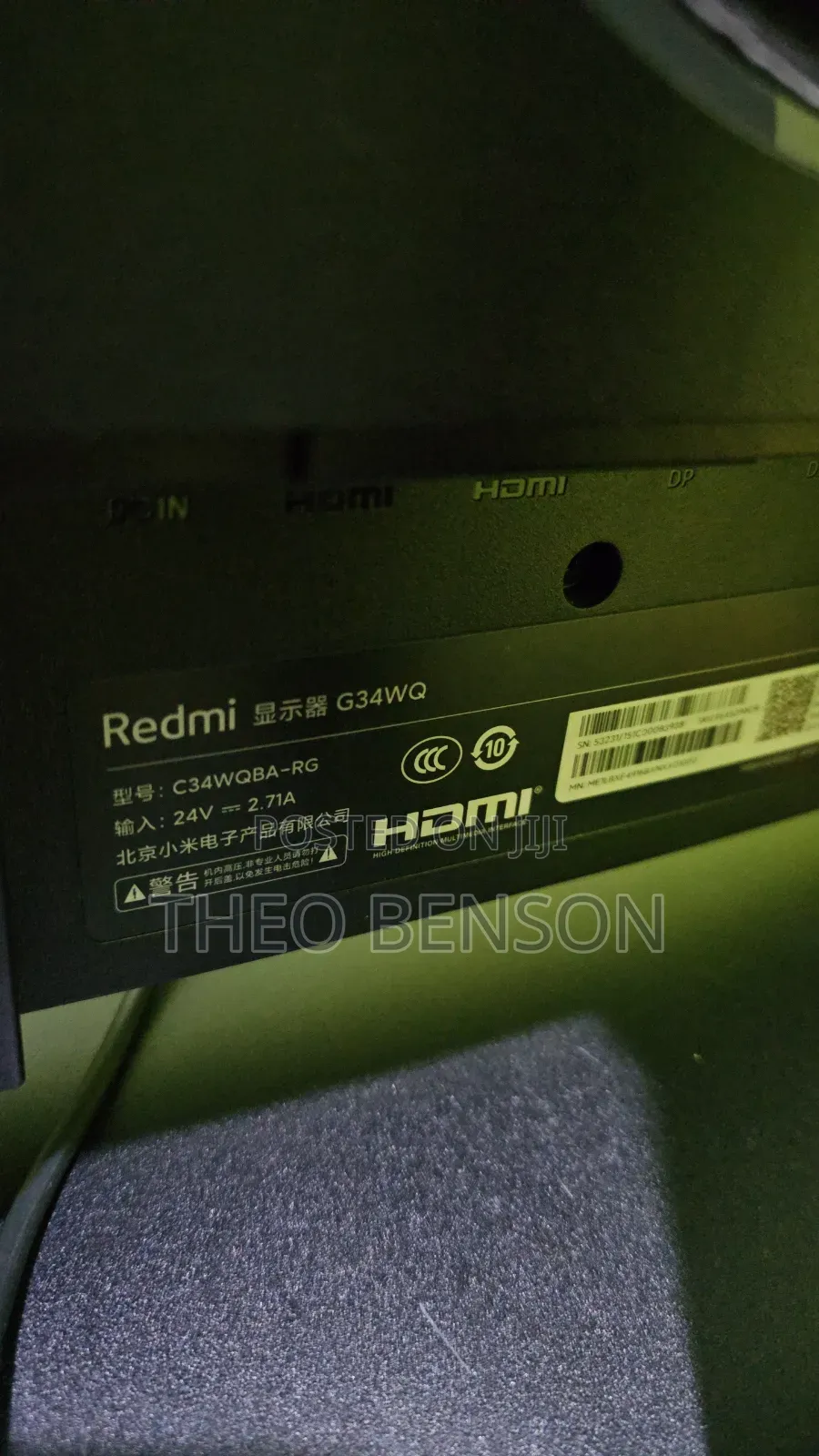 Redmi G34wq 34 Inch Curved Monitor