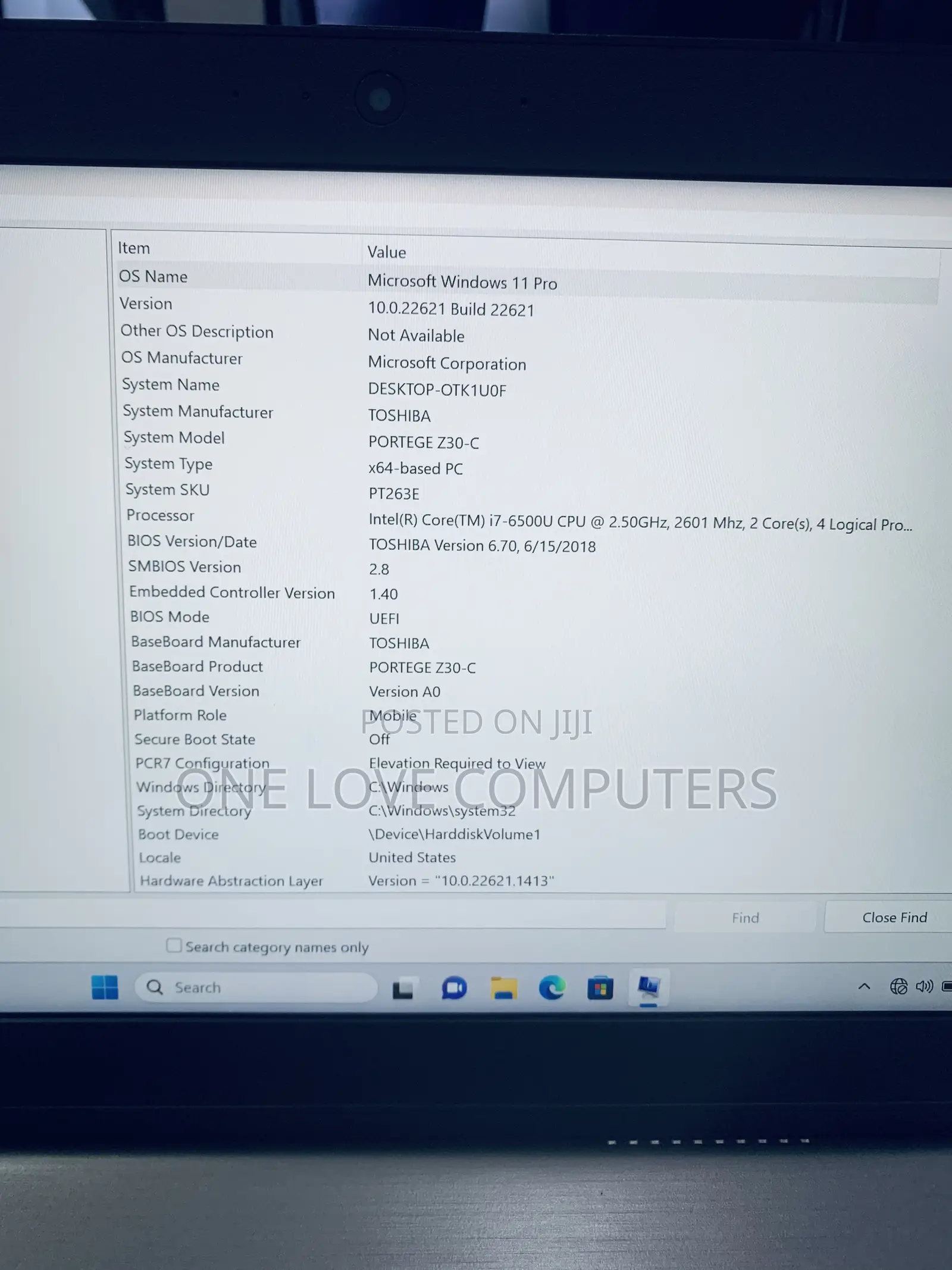 Laptop Toshiba Portege Z30 8GB Intel Core i7 SSD 256GB