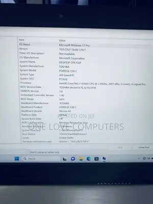 Laptop Toshiba Portege Z30 8GB Intel Core i7 SSD 256GB