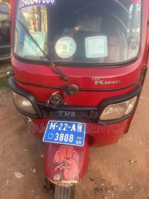 TVS King Deluxe Plus iTouch Start 2022 Red