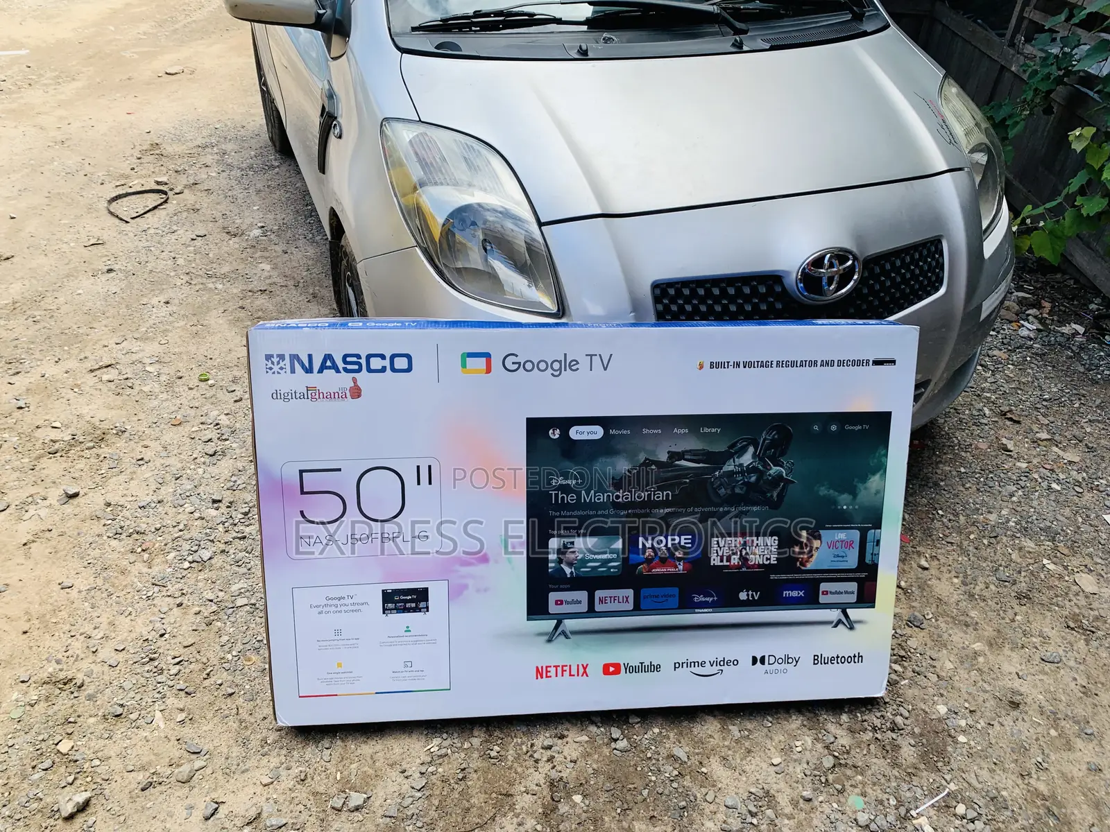 Slim Sole Nasco 50”Uhd Smart Flat Vidaa-Nas-H50fs-Vid Television