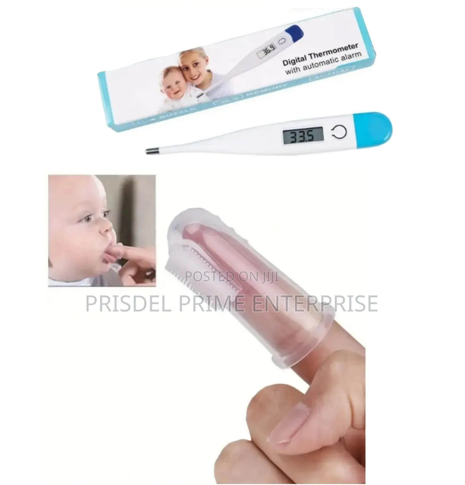 Thermometer Plus Silicon Toothbrush