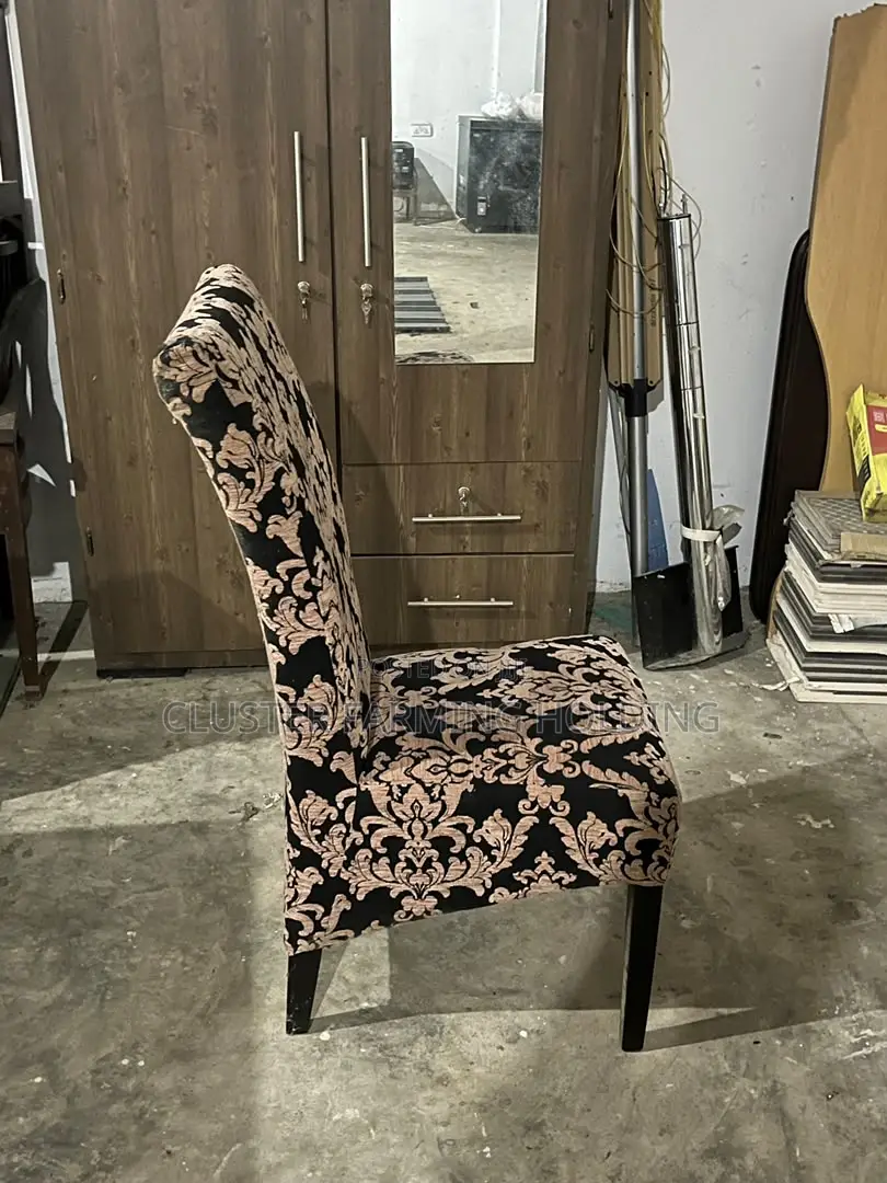 Premium Cord Upholstered Dining Chairs – Washable Covers